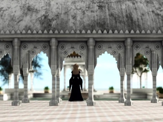 Super dickgirl plays with a sexy princess in medieval castle