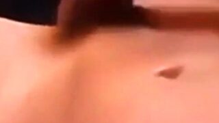 Twink shoots a huge load on his stomach